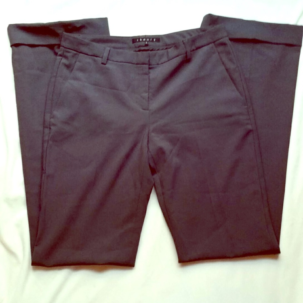 Theory gray wool blend slacks pants - Picture 1 of 4